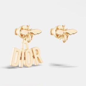 Dior DIO(R)EVOLUTION EARRINGS Gold-Finish Metal